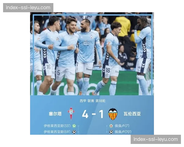 半场战报：瓦伦西亚1-0塞尔塔，主队通过一次经典防守反击取得领先